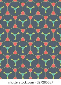 Vector modern seamless colorful geometry pattern, color  abstract geometric background, trendy multicolored print, retro texture, hipster fashion design