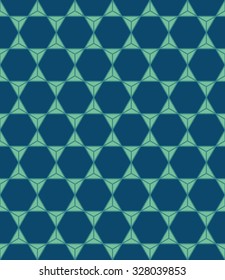 Vector modern seamless colorful geometry pattern triangle polygon, color blue abstract geometric background, trendy multicolored print, retro texture, hipster fashion design