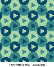 Vector modern seamless colorful geometry pattern triangle polygon, color blue abstract geometric background, trendy multicolored print, retro texture, hipster fashion design