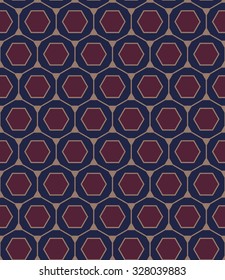 Vector modern seamless colorful geometry pattern, hexagon, color  abstract geometric background, trendy multicolored print, retro texture, hipster fashion design
