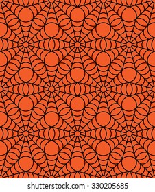 Vector modern seamless colorful geometry halloween pattern, color black orange abstract geometric background, trendy multicolored print, retro texture, hipster fashion design