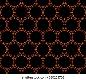 Vector modern seamless colorful geometry halloween pattern, color black orange abstract geometric background, trendy multicolored print, retro texture, hipster fashion design