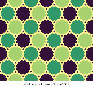 Vector modern seamless colorful geometry cloud pattern, color blue abstract geometric background, trendy multicolored print, retro texture, hipster fashion design