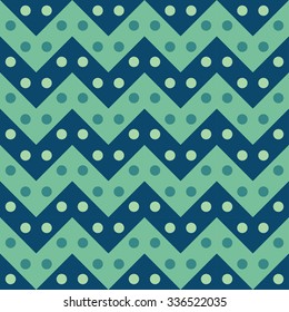 Vector modern seamless colorful geometry chevron lines pattern, color blue abstract geometric background, trendy multicolored print, retro texture, hipster fashion design