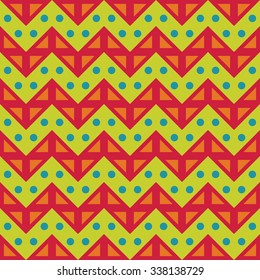 Vector modern seamless colorful geometry chevron lines pattern, color abstract geometric background, trendy multicolored print, retro texture, hipster fashion design