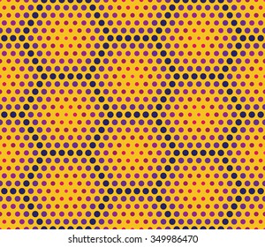 Vector modern seamless colorful geometry dots pattern, color abstract geometric background, pillow multicolored print, retro texture, hipster fashion design