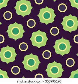 Vector modern seamless colorful geometry circle pattern, color abstract geometric background, pillow multicolored print, retro texture, hipster fashion design