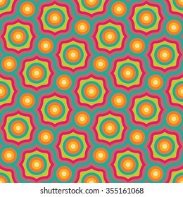 Vector modern seamless colorful geometry pattern, color abstract geometric background, pillow multicolored print, retro texture, hipster fashion design