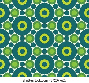 Vector modern seamless colorful geometry circle pattern, color abstract geometric background, pillow multicolored print, retro texture, hipster fashion design