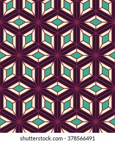 Vector modern seamless colorful geometry pattern, color abstract geometric background, pillow multicolored print, retro texture, hipster fashion design