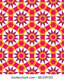 Vector modern seamless colorful geometry pattern, color abstract geometric background, pillow multicolored print, retro texture, hipster fashion design