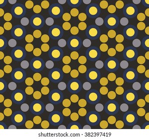 Vector modern seamless colorful geometry circle pattern.