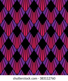Vector modern seamless colorful geometry pattern, color abstract geometric background, pillow multicolored print, retro texture, hipster fashion design