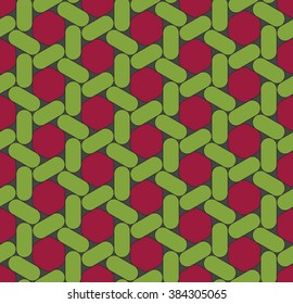Vector modern seamless colorful geometry hexagon pattern, color abstract geometric background, pillow multicolored print, retro texture, hipster fashion design