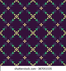 Vector modern seamless colorful geometry triangle pattern, color abstract geometric background, pillow multicolored print, retro texture, hipster fashion design