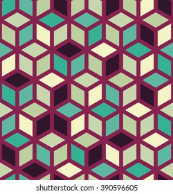 Vector modern seamless colorful geometry pattern, color abstract geometric background, pillow multicolored print, retro texture, hipster fashion design