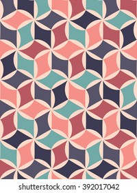 Vector modern seamless colorful geometry pattern, color abstract geometric background, pillow multicolored print, retro texture, hipster fashion design