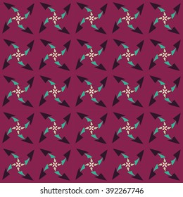 Vector modern seamless colorful geometry pattern, color abstract geometric background, pillow multicolored print, retro texture, hipster fashion design