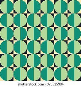 Vector modern seamless colorful geometry circle pattern, color abstract geometric background, pillow multicolored print, retro texture, hipster fashion design