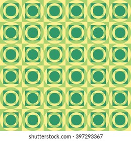 Vector modern seamless colorful geometry circle pattern, color abstract geometric background, pillow multicolored print, retro texture, hipster fashion design