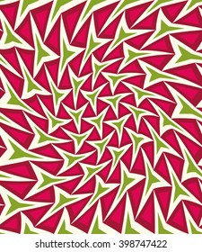 Vector modern seamless colorful geometry pattern twirl, color abstract geometric background, pillow multicolored print, retro texture, hipster fashion design