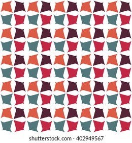 Vector modern seamless colorful geometry pattern, color abstract geometric background, pillow multicolored print, retro texture, hipster fashion design