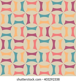 Vector modern seamless colorful geometry pattern, color abstract geometric background, pillow multicolored print, retro texture, hipster fashion design