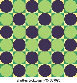 Vector modern seamless colorful geometry circle pattern, color abstract geometric background, pillow multicolored print, retro texture, hipster fashion design