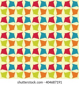 Vector modern seamless colorful geometry pattern, color abstract geometric background, pillow multicolored print, retro texture, hipster fashion design