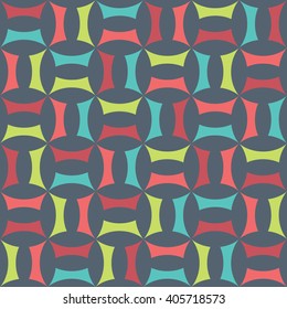 Vector modern seamless colorful geometry pattern, color abstract geometric background, pillow multicolored print, retro texture, hipster fashion design