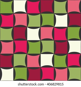Vector modern seamless colorful geometry pattern, color abstract geometric background, pillow multicolored print, retro texture, hipster fashion design