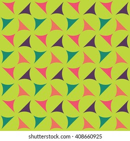 Vector modern seamless colorful geometry pattern, color abstract geometric background, pillow multicolored print, retro texture, hipster fashion design