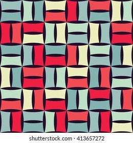 Vector modern seamless colorful geometry pattern, color abstract geometric background, pillow multicolored print, retro texture, hipster fashion design
