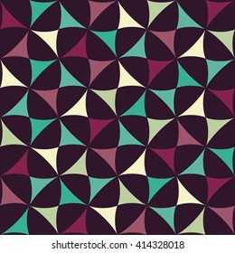 Vector modern seamless colorful geometry pattern, color abstract geometric background, pillow multicolored print, retro texture, hipster fashion design