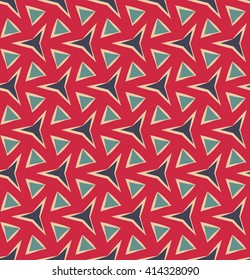 Vector modern seamless colorful geometry pattern, color abstract geometric background, pillow multicolored print, retro texture, hipster fashion design
