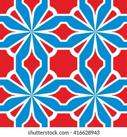 Vector modern seamless colorful geometry pattern, color abstract geometric background, pillow multicolored print, retro texture, post card, gift card