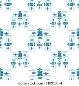 Vector modern seamless colorful geometry pattern, color abstract geometric background, pillow multicolored print, texture, fashion design, ceramic style