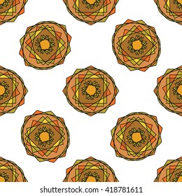 Vector modern seamless colorful geometry pattern, color abstract geometric background, pillow multicolored print, texture, fashion design