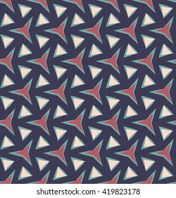 Vector modern seamless colorful geometry pattern, color abstract geometric background, pillow multicolored print, retro texture, hipster fashion design