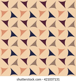 Vector modern seamless colorful geometry pattern, color abstract geometric background, pillow multicolored print, retro texture, hipster fashion design