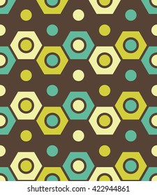 Vector modern seamless colorful geometry pattern, color abstract geometric background, pillow multicolored print, retro texture, hipster fashion design