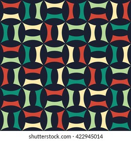 Vector modern seamless colorful geometry pattern, color abstract geometric background, pillow multicolored print, retro texture, hipster fashion design