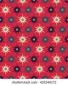 Vector modern seamless colorful geometry floral pattern, color abstract geometric background, pillow multicolored print, retro texture, hipster fashion design