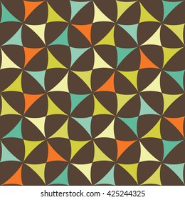 Vector modern seamless colorful geometry pattern, color abstract geometric background, pillow multicolored print, retro texture, hipster fashion design