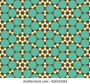 Vector modern seamless colorful geometry dot pattern. color abstract geometric background. pillow and bed sheet multicolor design. creative art deco. hipster fashion print