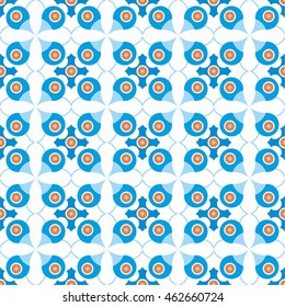 Vector modern seamless colorful geometry pattern, colorul boho abstract background