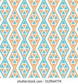 Vector modern seamless colorful geometry pattern