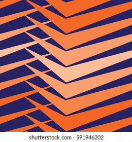Vector modern seamless colorful geometry pattern, color blue orange abstract geometric background, trendy multicolored print, retro texture, hipster fashion design