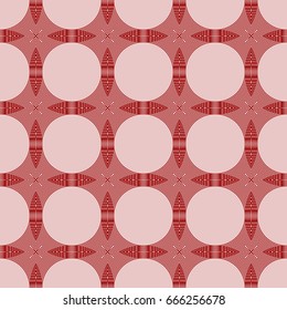 Vector modern seamless colorful geometry pattern overlapping circles