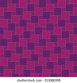Vector modern seamless colorful pattern squares purple violet  , color background,textile print, abstract texture,  fashion design, bed sheets or pillow pattern